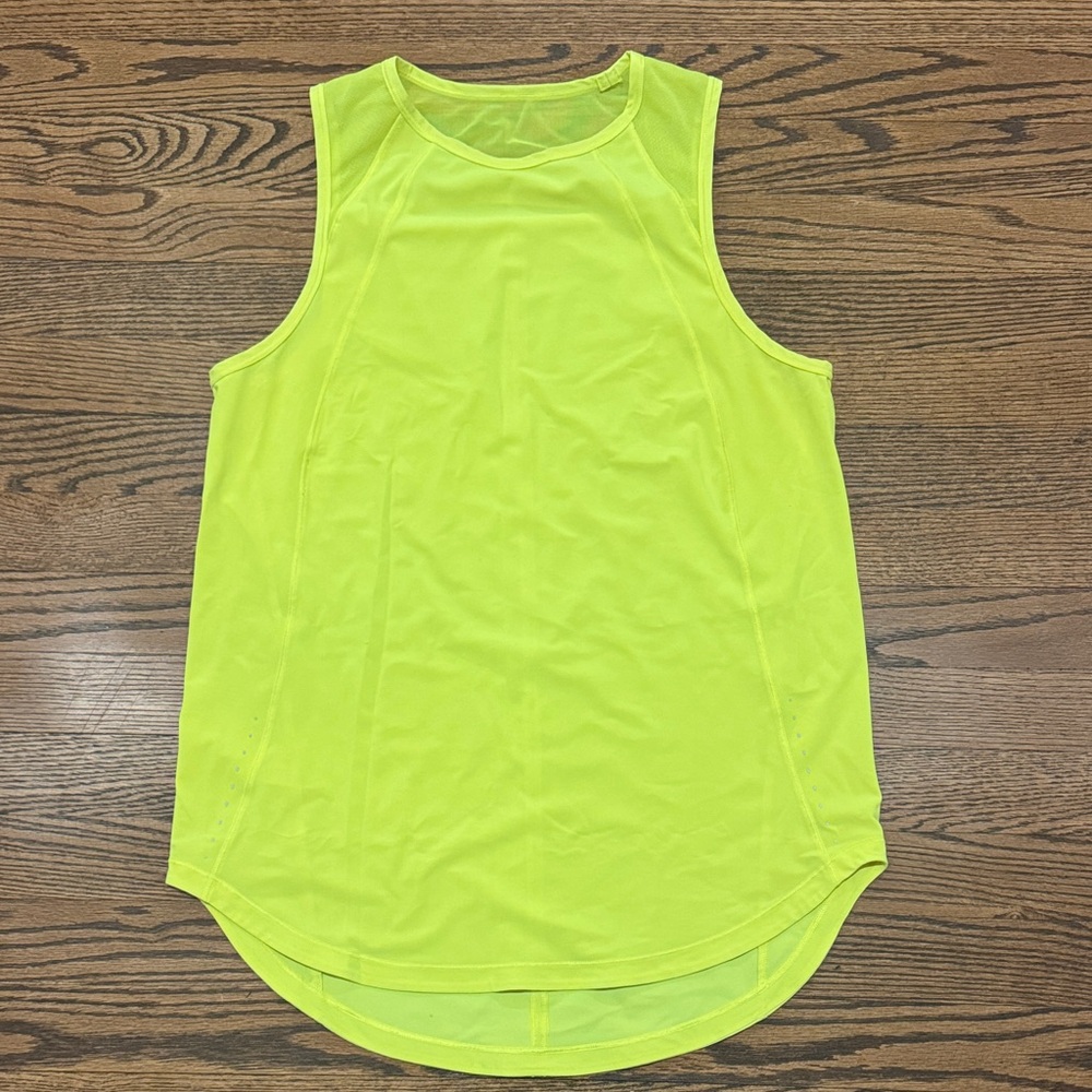 Lululemon Athletica Neon Yellow Tank Top